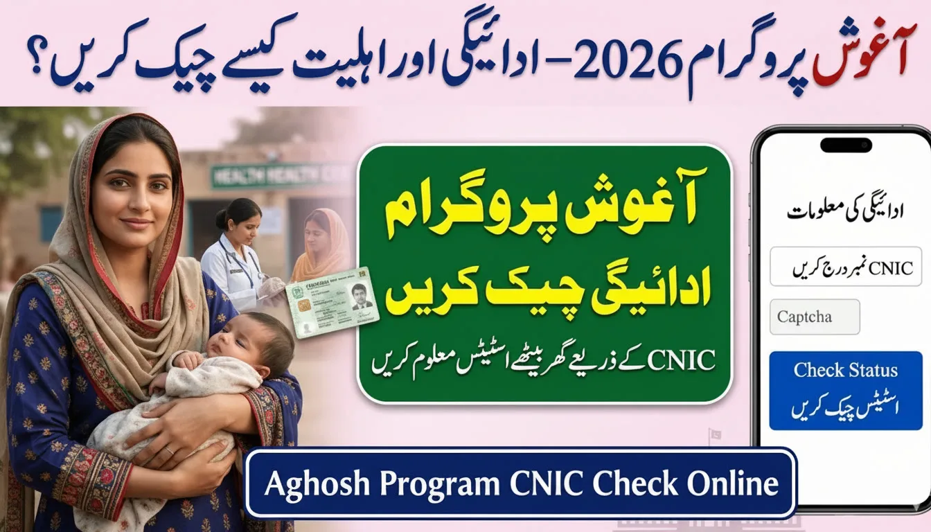 Aghosh Program CNIC Check Online