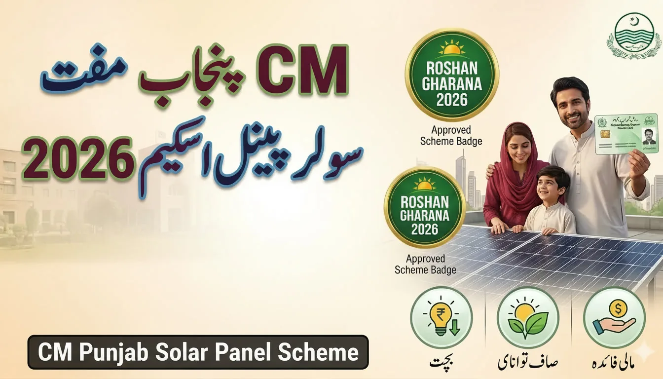 CM Punjab Solar Panel Scheme Online Apply