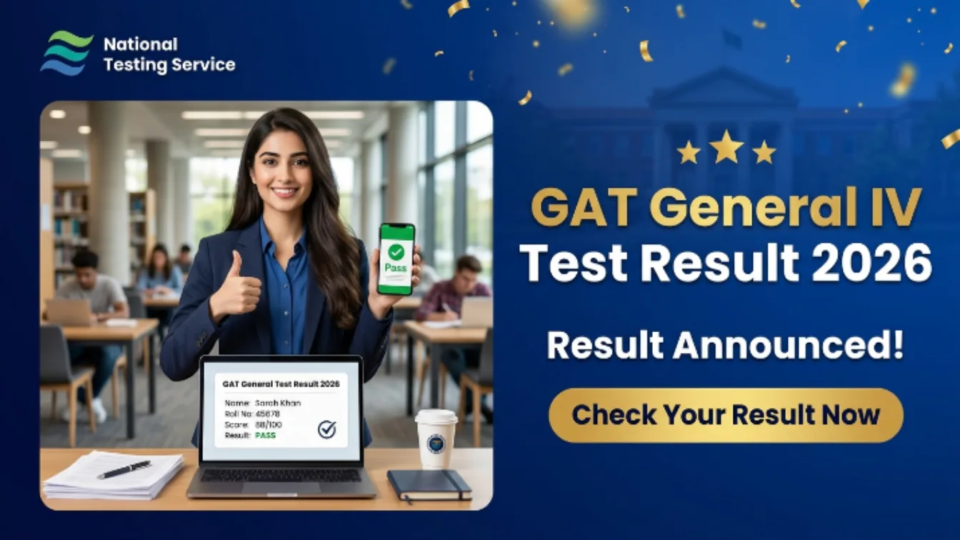 NTS Graduate Assessment Test GAT General IV Result