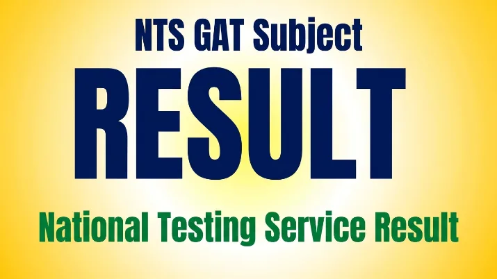 NTS Graduate Assessment Test GAT Subject III Result