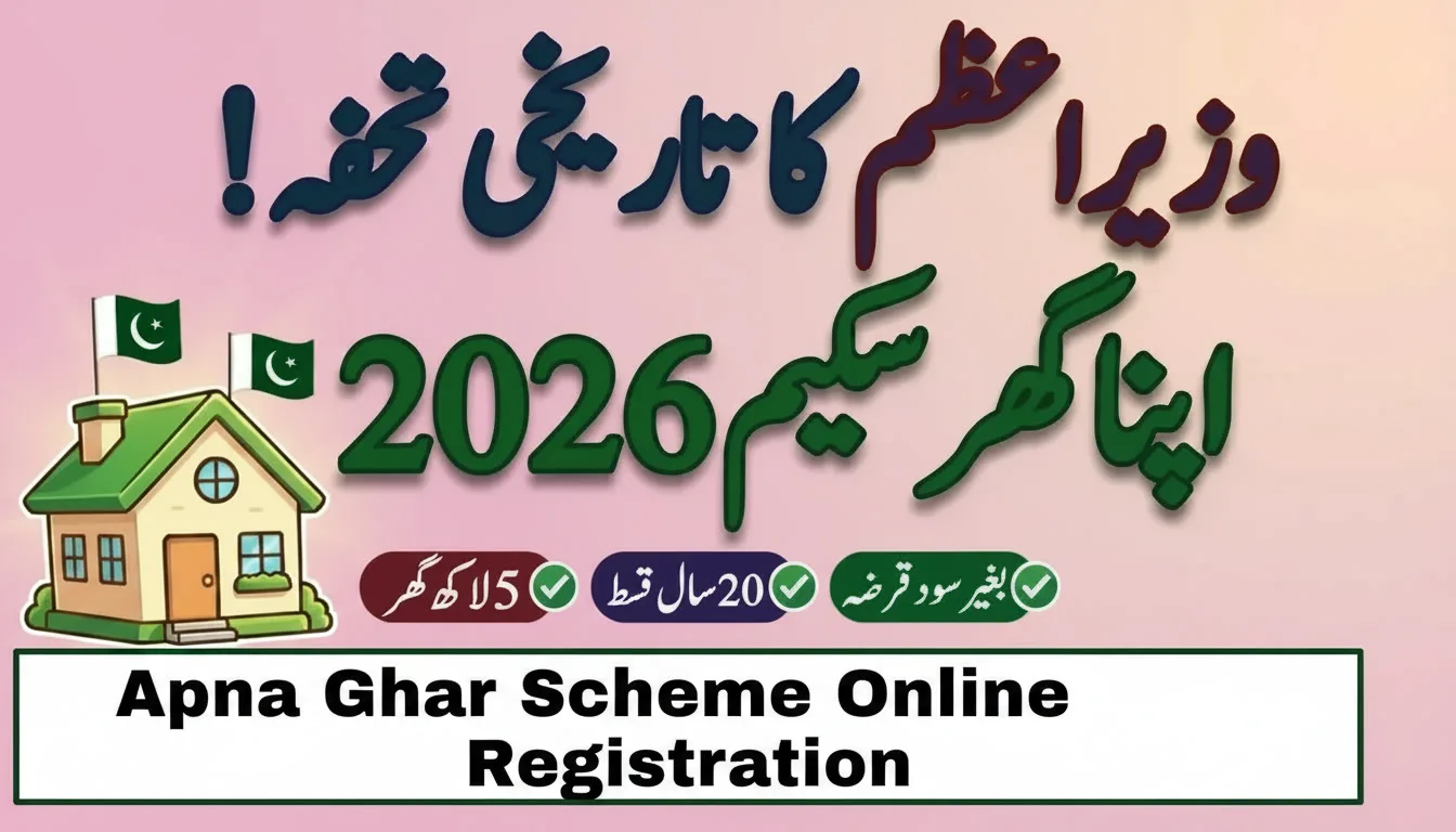 Shahbaz Sharif Apna Ghar Scheme Online Registration 2026